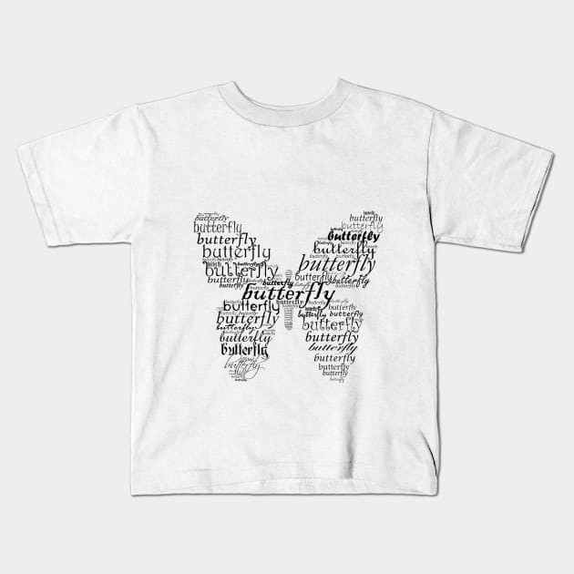 Butterfly Kids T-Shirt by hedehede